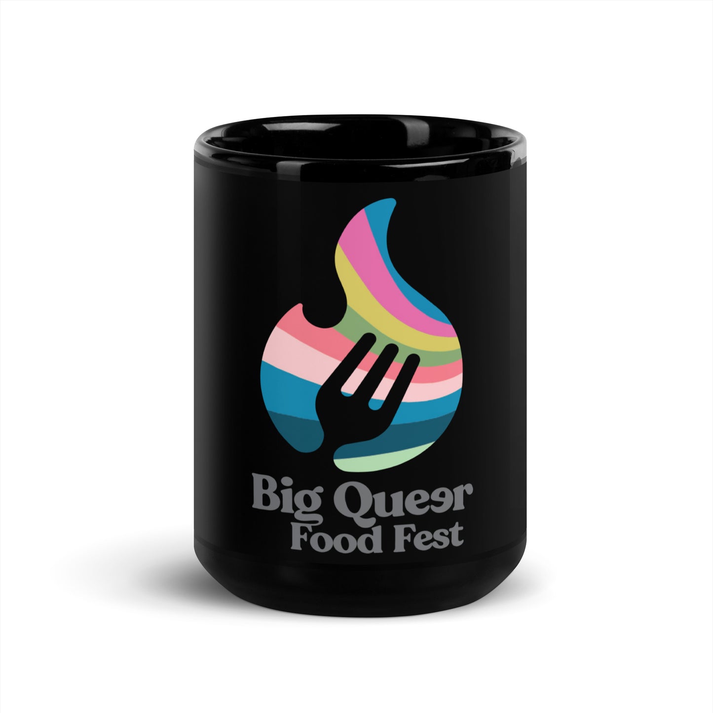 BQFF Black Glossy Mug