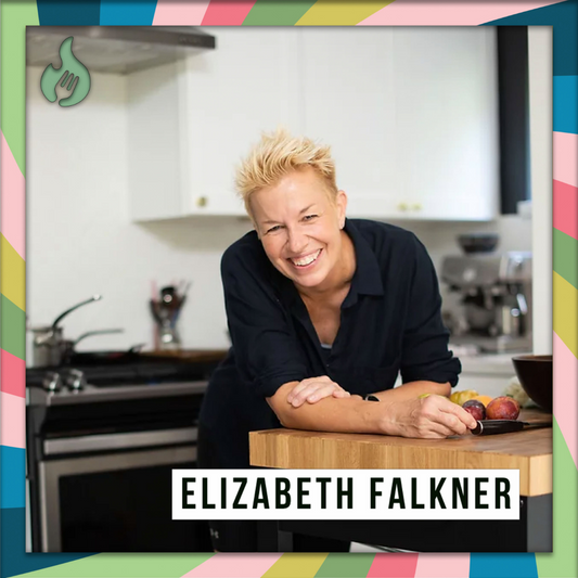 Pioneer lesbian chef elizabeth falkner in her kitchen | Big queer food fest
